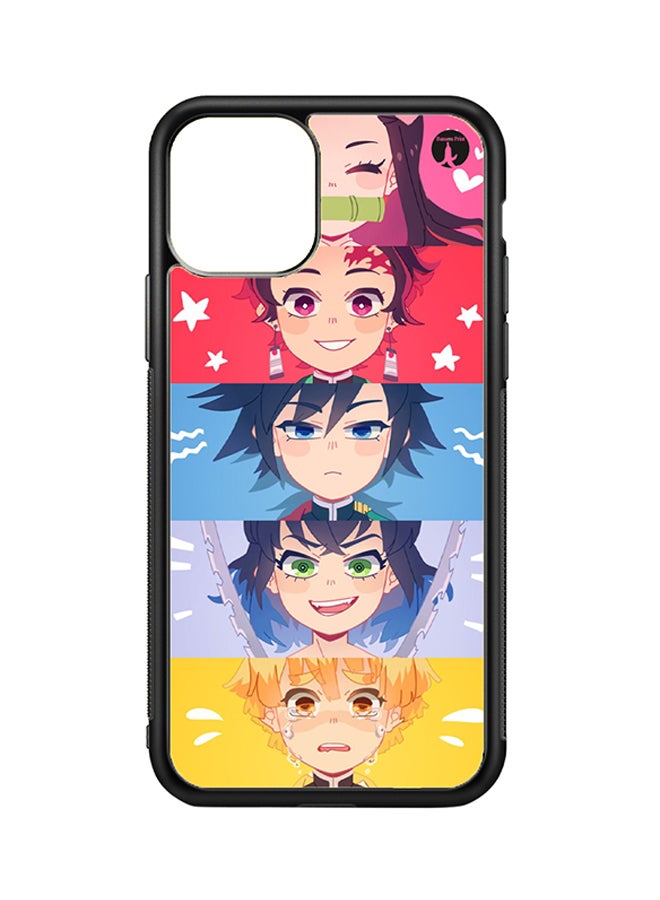 BP Protective Case Cover For Apple iPhone 11 Pro Max The Anime Demon Slayer (Black Bumper)