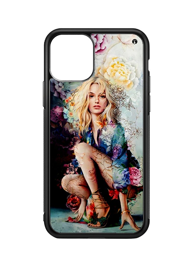 BP Protective Case Cover For Apple iPhone 11 Pro Max Vintage Art (Black Bumper)