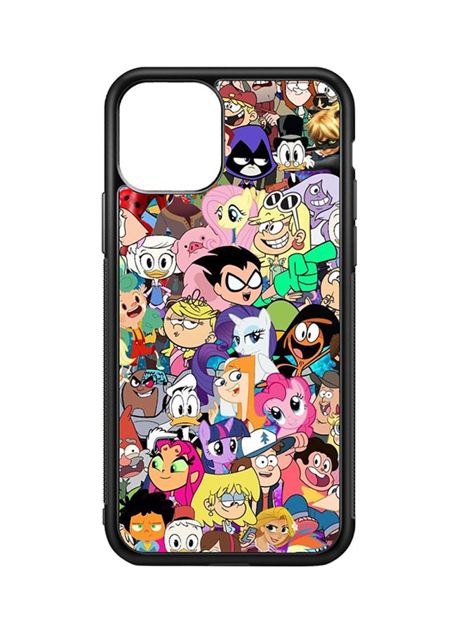 BP Protective Case Cover For Apple iPhone 11 Pro Max Cartoons (Black Bumper)