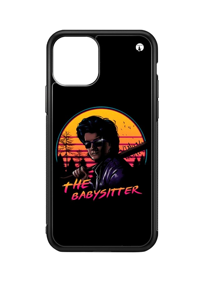 Protective Case Cover For Apple iPhone 11 Pro Max Stranger Things (Black Bumper)