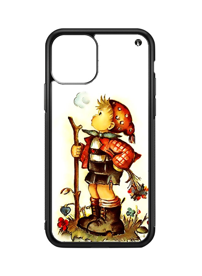 BP Protective Case Cover For Apple iPhone 11 Pro Max Vintage Art (Black Bumper)