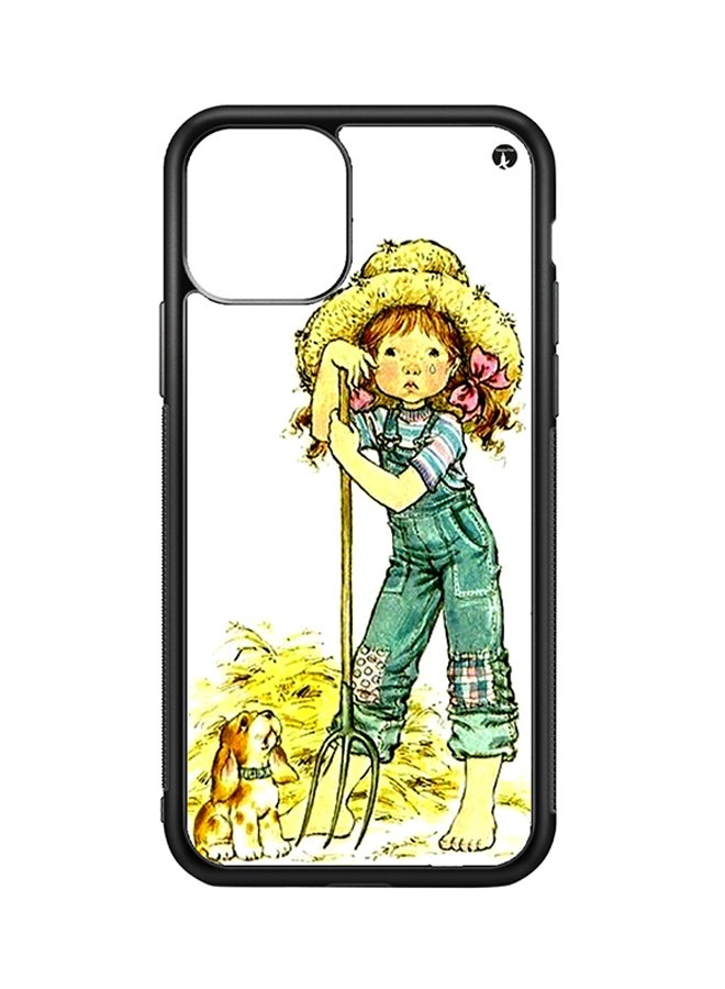 BP Protective Case Cover For Apple iPhone 11 Pro Max A Girl (Black Bumper)