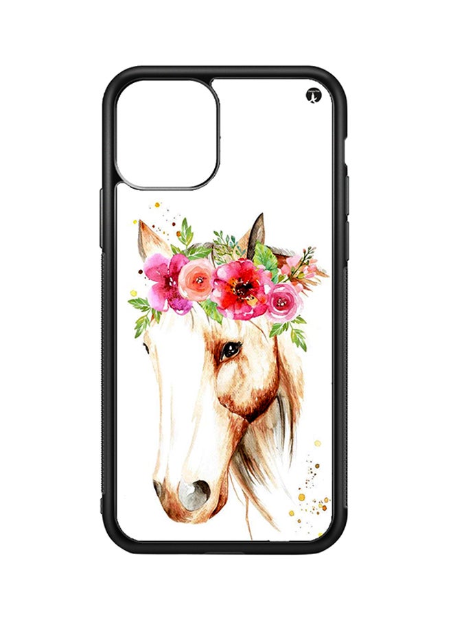 BP Protective Case Cover For Apple iPhone 11 Pro Max A Horse (Black Bumper)