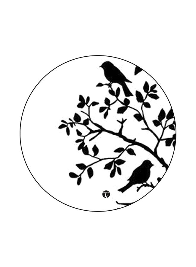 BP Birds Printed Mouse Pad Black/White