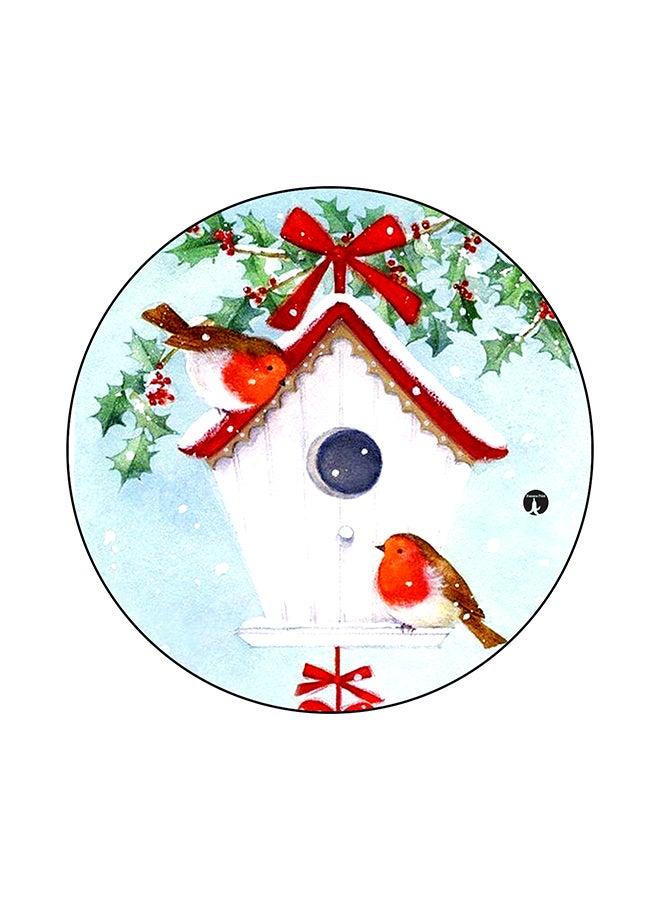 بي بي لوح ماوس بطبعة طيور متعدد الألوان