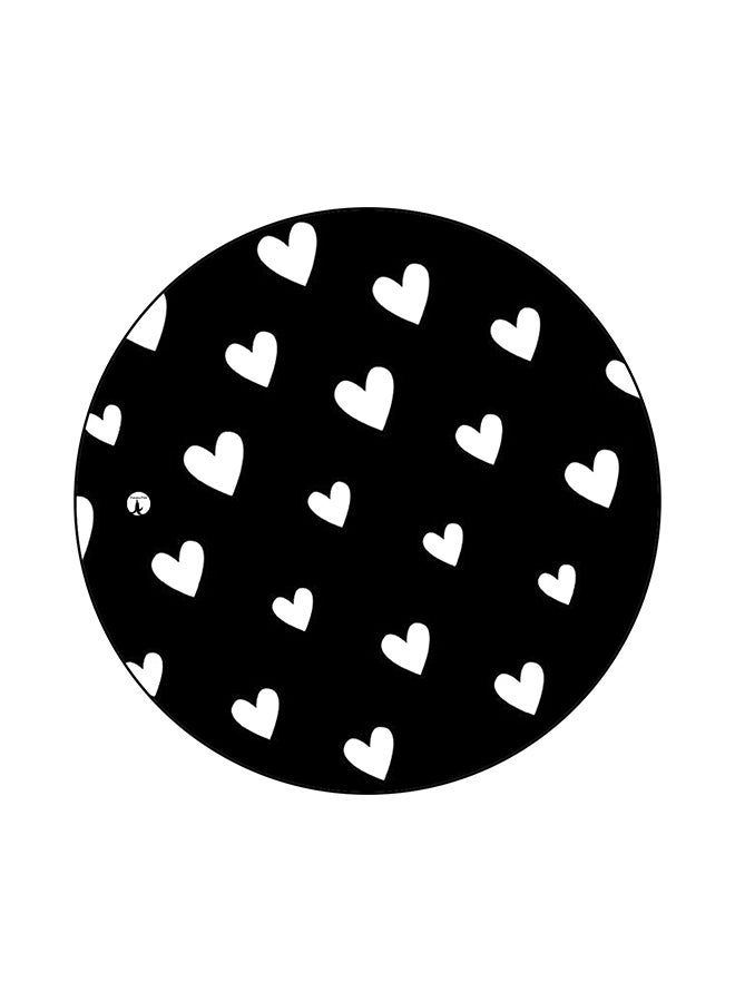 BP Hearts Mouse Pad Black