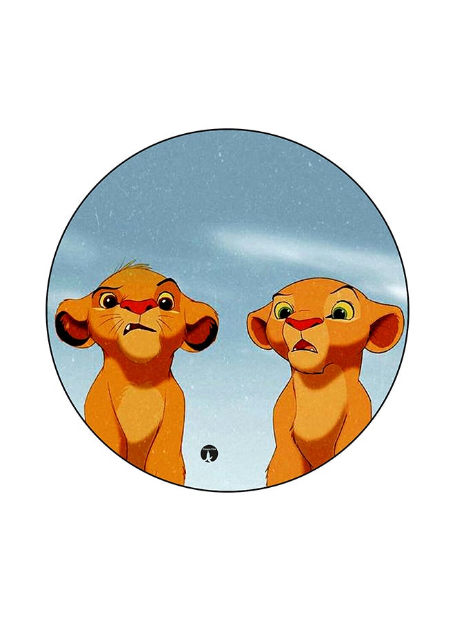 BP Disney Character Printed Mouse Pad Blue/Brown