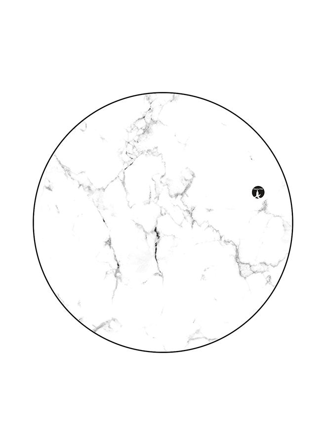 بي بي لوح ماوس بطبعة شقوق أبيض/رمادي