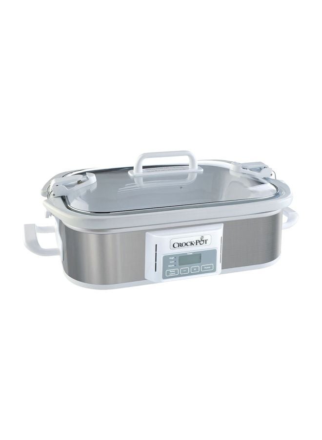 Digital Casserole Crock Slow Cooker 3.3L 3.3 L SCCPCCP350-SS Silver