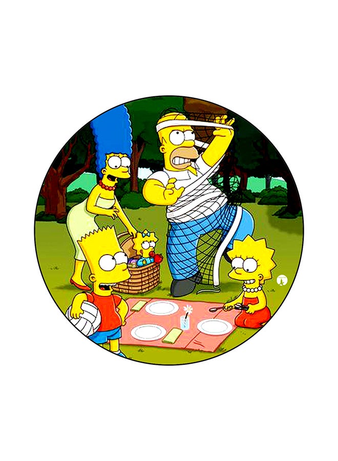 BP The Simpsons Printed Mouse Pad Multicolour