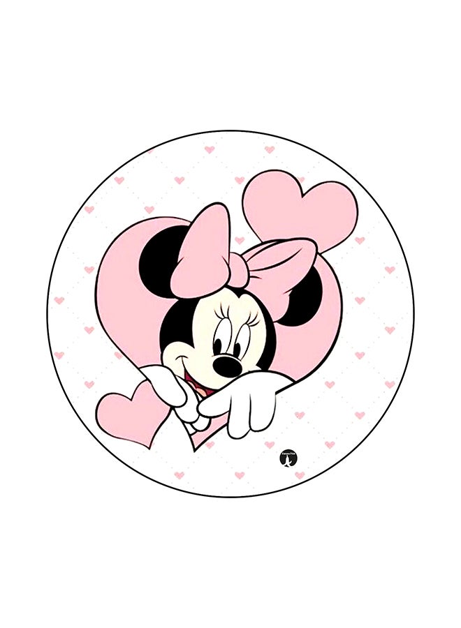 BP Disney Character Printed Mouse Pad Black/White/Pink