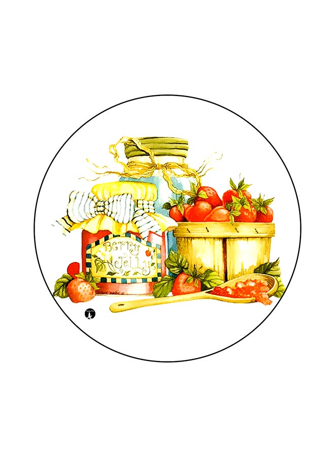 Food Printed Mouse Pad Multicolour