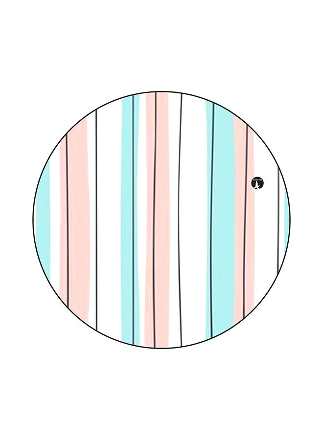 BP Strips Printed Mouse Pad Pink/White/Blue