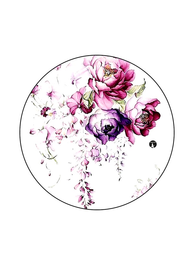 لوحة ماوس برسمة زهور متعدد الألوان