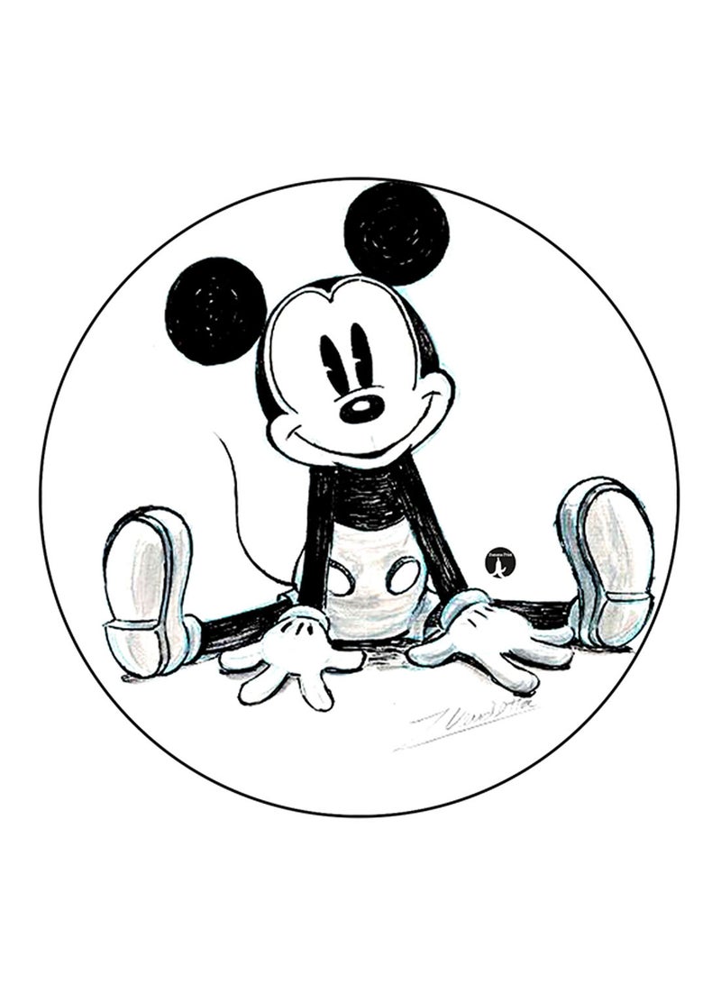 BP Disney Character Printed Pin Black/White - Image 1