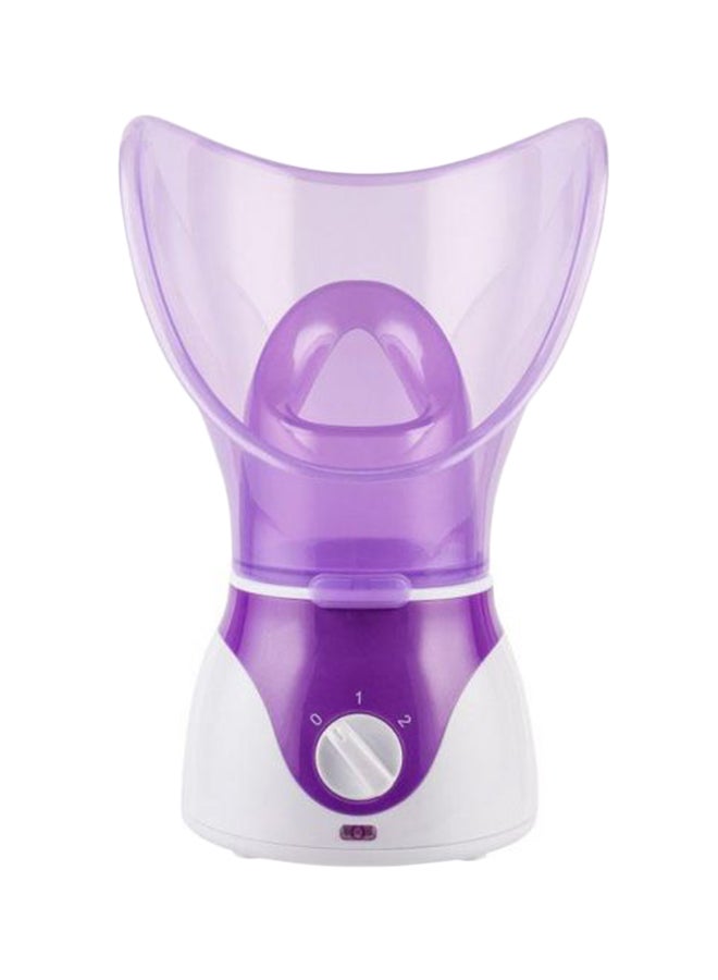Generic Beauty Spa Home Facial Steamer Purple/White 19 x 18 x 27cm