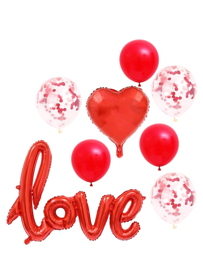 8-Piece Wedding Party Balloon Set  - Image 1