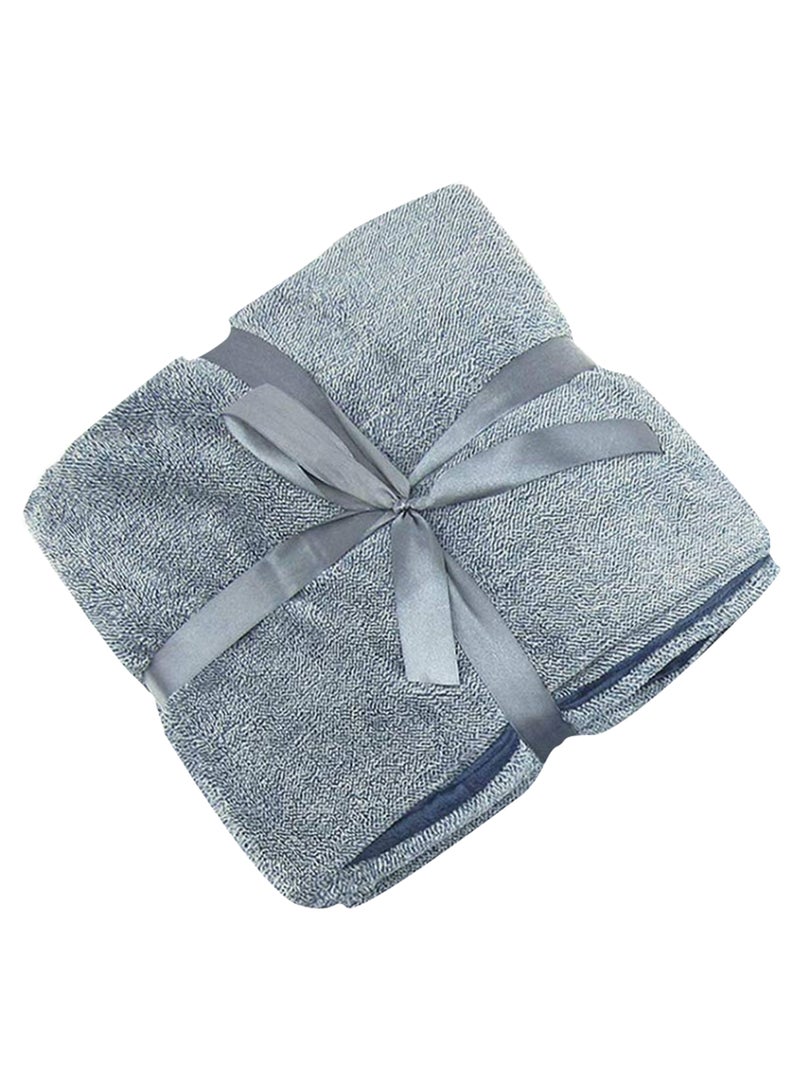 Natico Reversible Ultra Plush Blanket Fabric Grey/Blue 45 x 60cm - Image 1