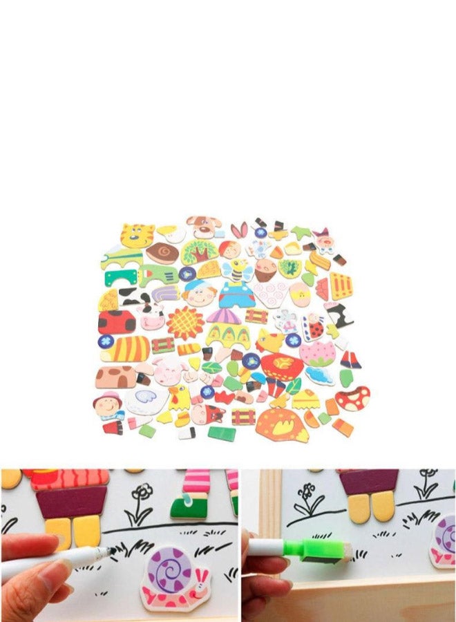 Farm Drawing Writing Board Magnetic Puzzle  - Image 3