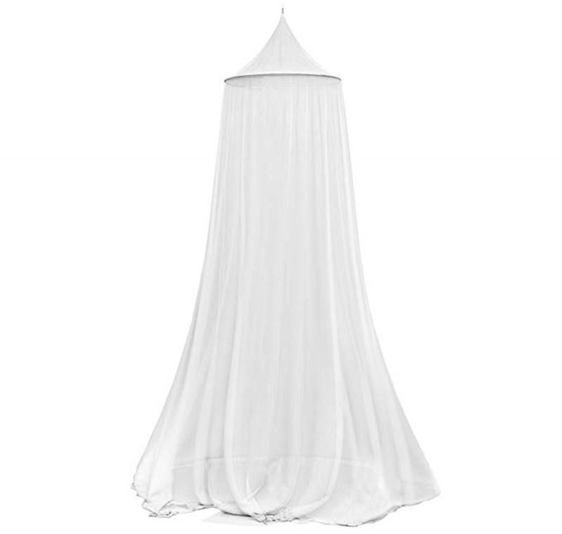 ناموسية بمظلة أنيقة polyester أبيض - Image 1