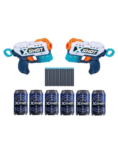 2-Piece Double Kickback Foam Dart Blaster Set