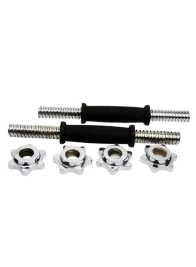 YORK FITNESS Pair Of Chrome Dumbbells - 2 x 10 kg 20kg - Image 2