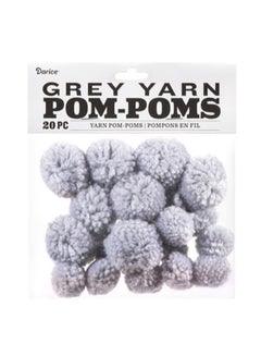 20-Piece Yarn Pom Pom