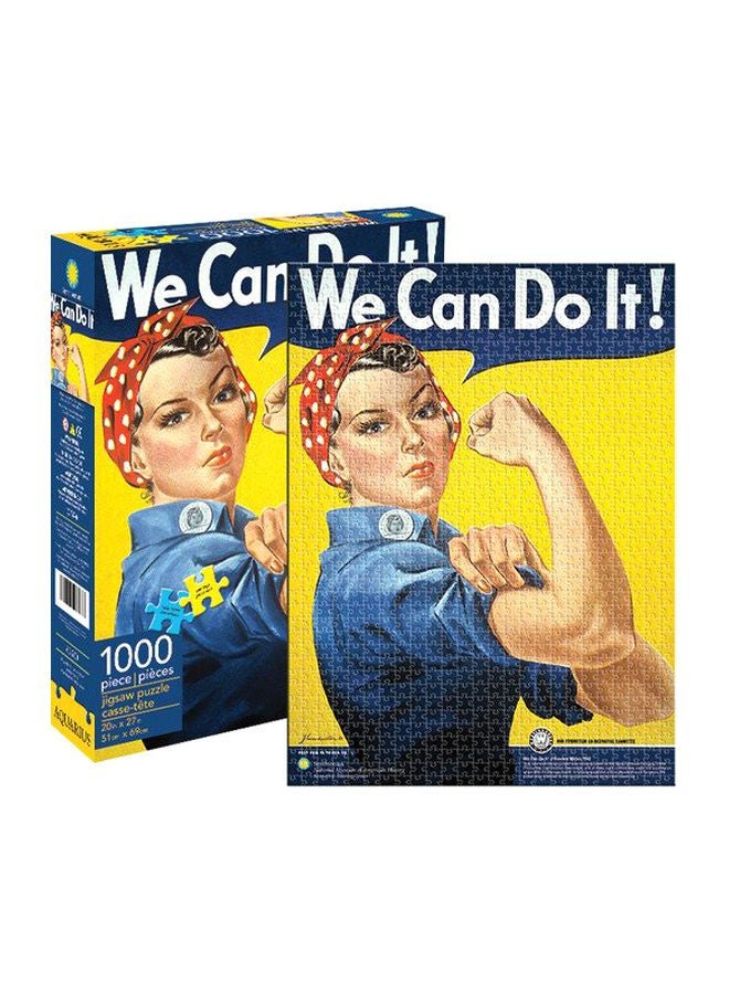 Aquarius 1000-Piece Smithsonian Rosie The Riveter Jigsaw Puzzle 65260  - Image 1