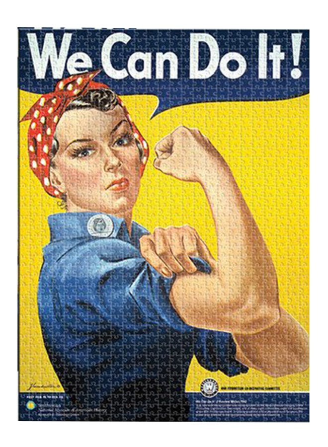 Aquarius 1000-Piece Smithsonian Rosie The Riveter Jigsaw Puzzle 65260  - Image 2