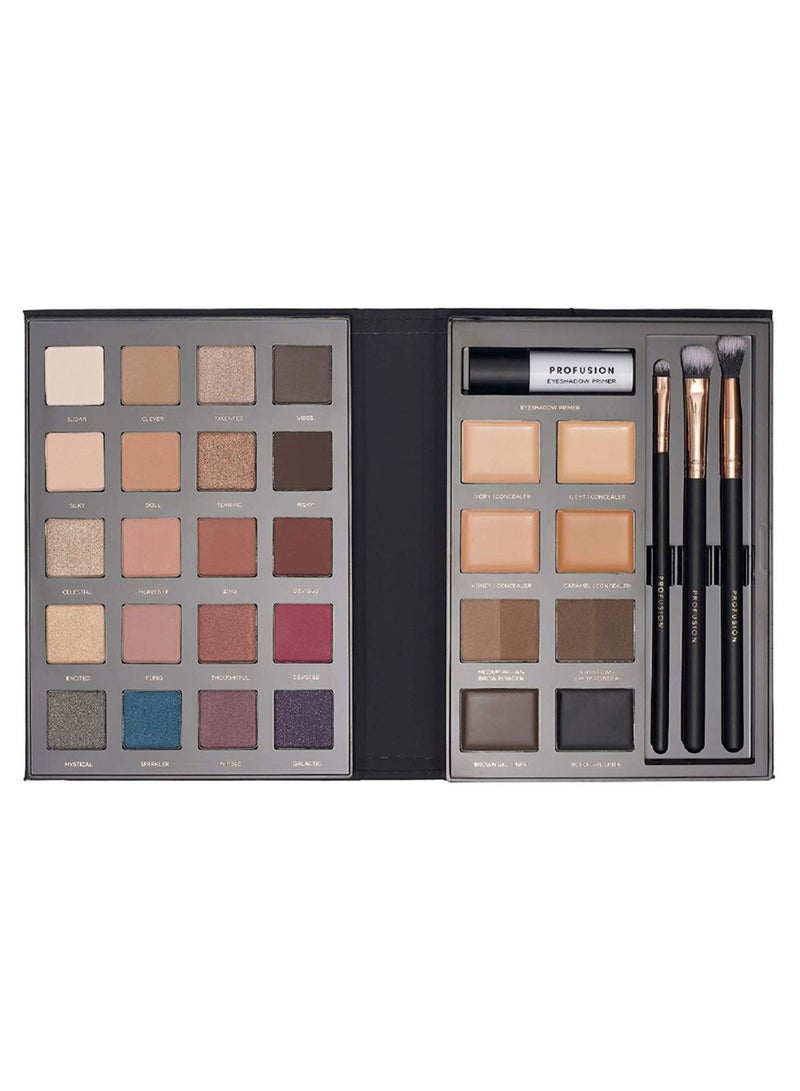 profusion 32-Piece Professional Pro Eyes Kit Multicolour - Image 1
