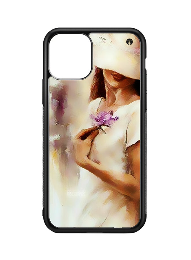 BP Protective Case Cover For Apple iPhone 11 A Girl (Black Bumper)