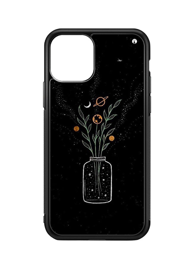 BP Protective Case Cover For iPhone 11 Flowers (Black Bumper)