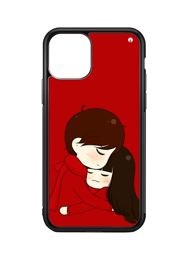 Protective Case Cover For Apple iPhone 11 Red/White/Brown
