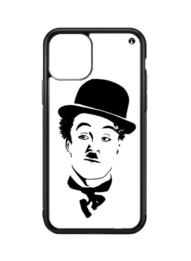 BP Protective Case Cover For Apple iPhone 11 Charlie Chaplin (Black Bumper)