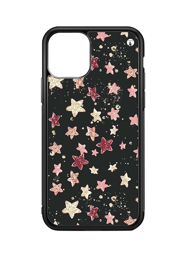 BP Protective Case Cover For Apple iPhone 11 Pro Max Stars (Black Bumper)