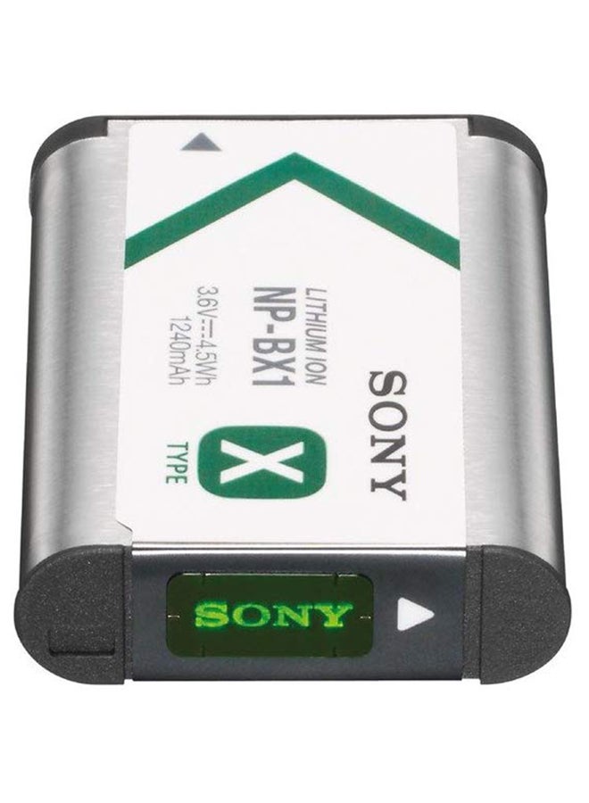 1240.0 mAh Type X Rechargeable Battery Silver