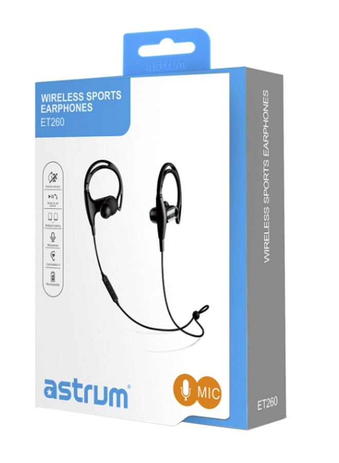 Astrum Bluetooth Wireless In-Ear Earphone Black - Image 3