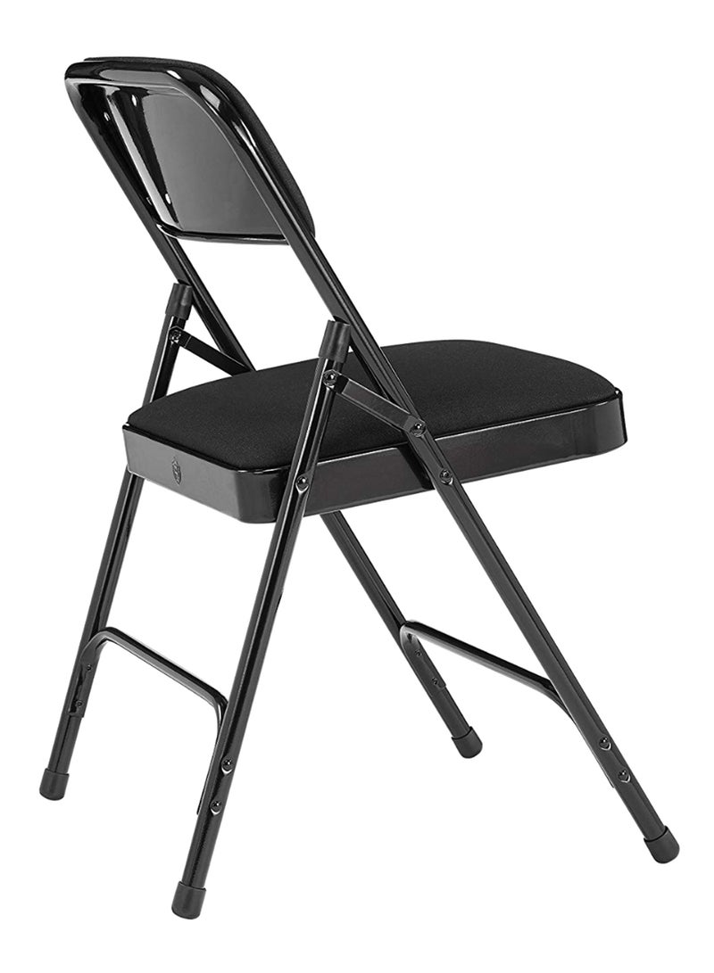 إن بي إس طقم كرسي منجد قابل للطي مزود بمفصل مزدوج من السلسلة 2200، مكون من 4 قطع أسود ميدنايت - Image 2