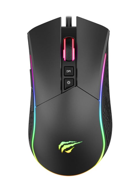 RGB Backlit Programmable Gaming Mouse Black