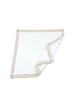 Generic Cotton Square Handkerchief White  - Image 2