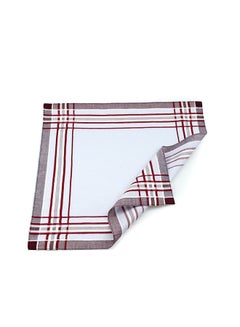 Generic Cotton Square Handkerchief White  - Image 2