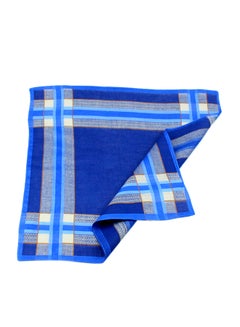 Generic Cotton Square Handkerchief Blue  - Image 3