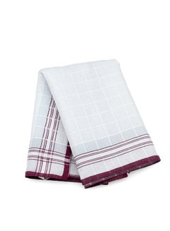 Generic Cotton Square Handkerchief White  - Image 2
