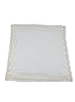 Generic Cotton Square Handkerchief White  - Image 1