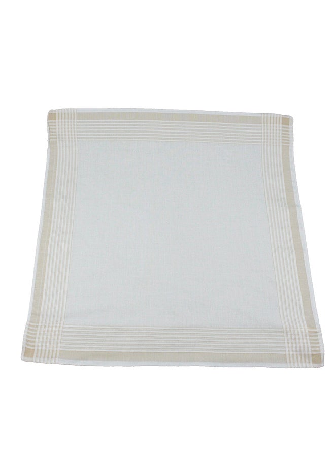 Generic Cotton Square Handkerchief White  - Image 1