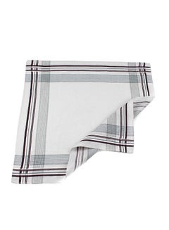 Generic Cotton Square Handkerchief White  - Image 3