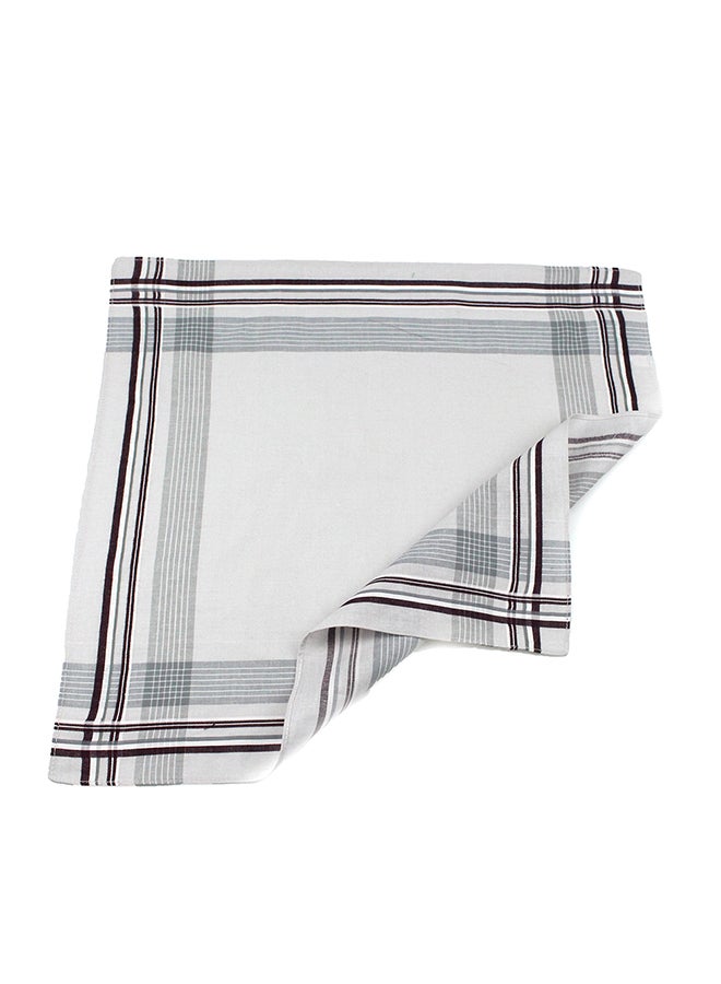Generic Cotton Square Handkerchief White  - Image 3