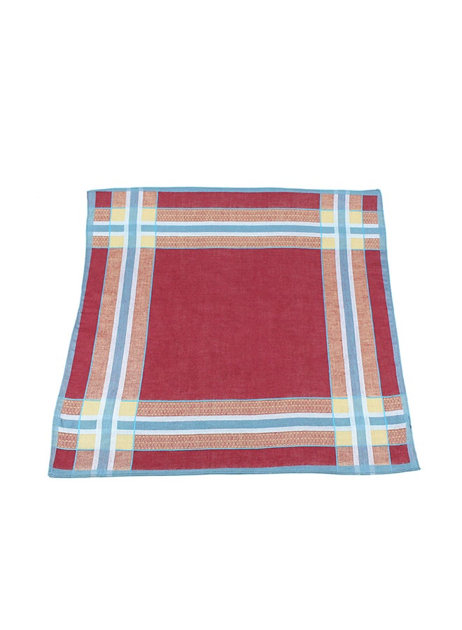 Generic Cotton Square Handkerchief Gules  - Image 1