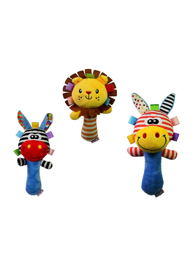 3-Piece Cute Cartoon Animal Musical Plush Toy