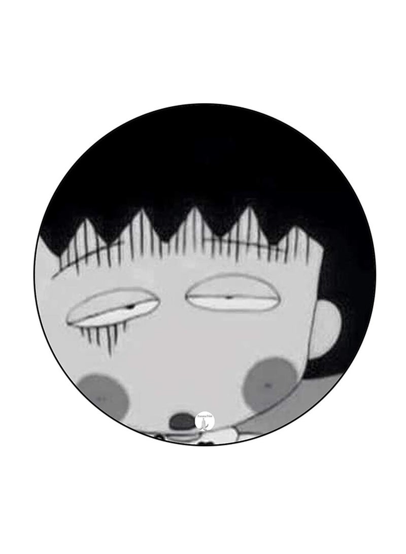 BP Anime Chibi Maruko Chan Printed Round Pin Badge Multicolour - Image 1